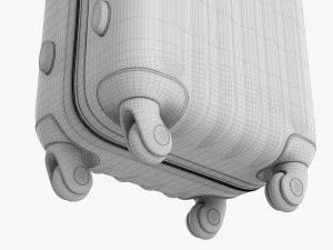 Suitcase Hardshell Small On Wheels 3D Model