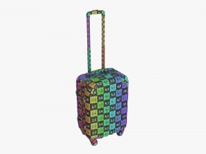 Suitcase Hardshell Small On Wheels Modèle 3D