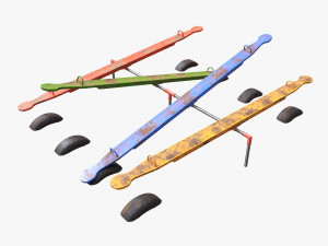 Teeter Totters 02 Modelo 3D