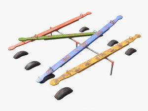 Teeter Totters 02 3D Model