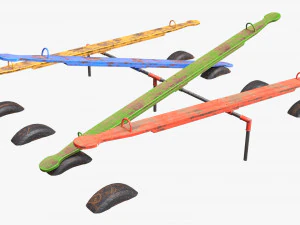 Teeter Totters 02 3D Model