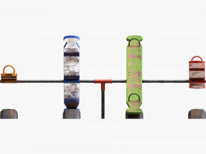 Teeter Totters 02 3D Model