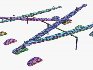 Teeter Totters 02 3D Model