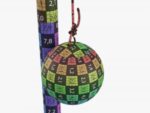 Tetherball 01 3D Model