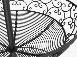 Three Tier Display Basket With Legs 3Dモデル