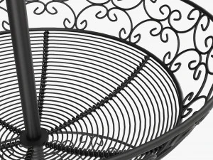 Three Tier Display Basket With Legs 3D Model
