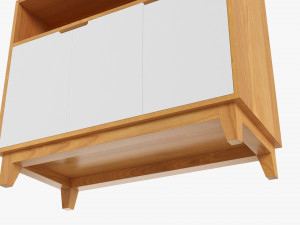 TV Stand With Drawers 3D Модель