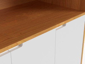 TV Stand With Drawers 3D Модель