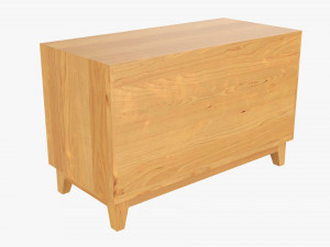 TV Stand With Drawers 02 3Dモデル