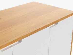 TV Stand With Drawers 02 3D Model