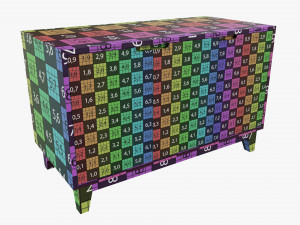 TV Stand With Drawers 02 3Dモデル
