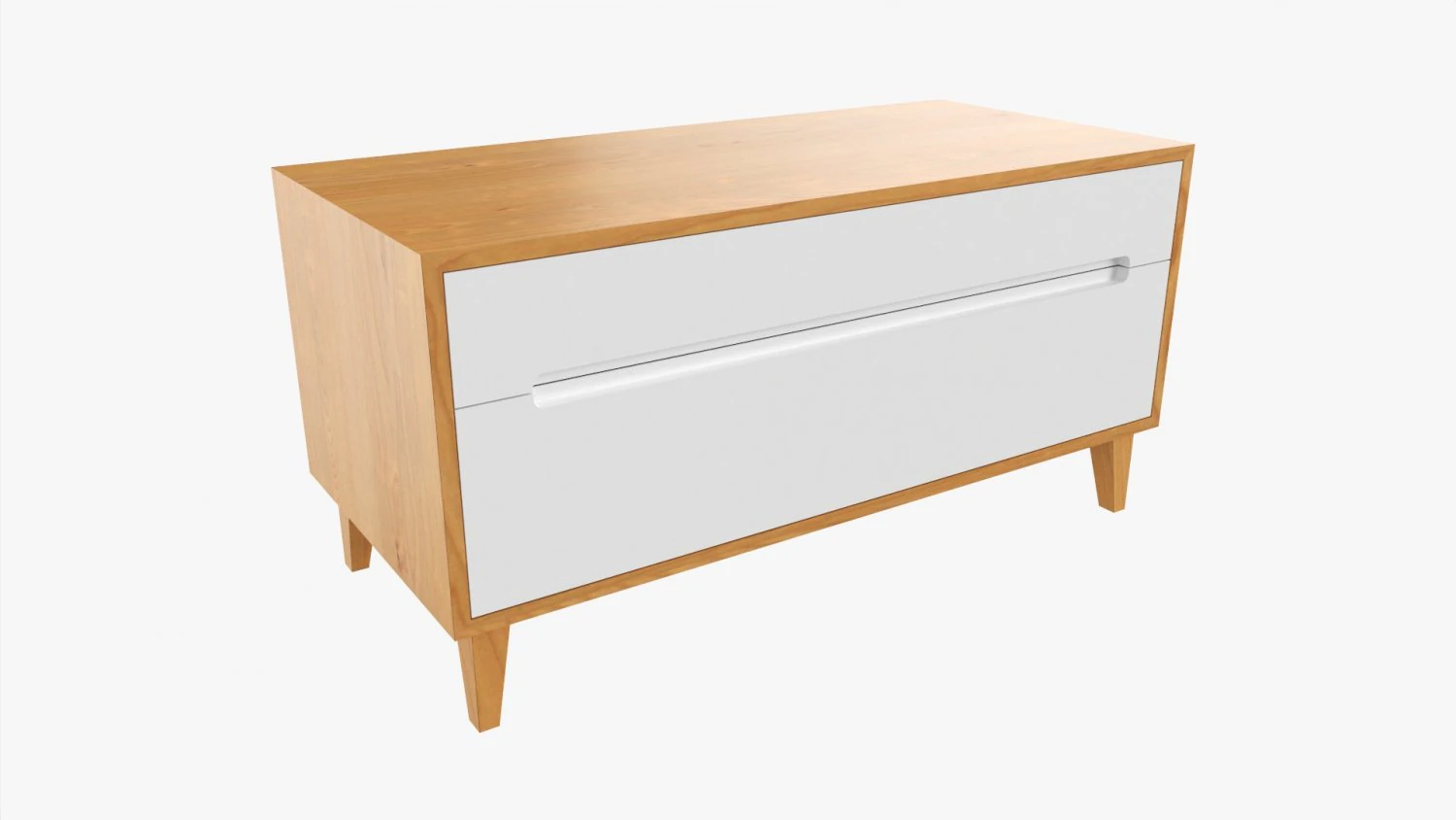 TV Stand With Drawers 03 3D Model .c4d .max .obj .3ds .fbx .stl .blend