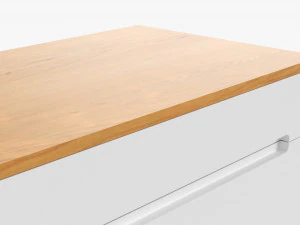 TV Stand With Drawers 03 3D Model