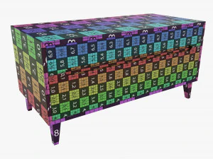 TV Stand With Drawers 03 3D Model