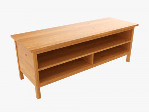 TV Stand With Shelves Modelo 3D