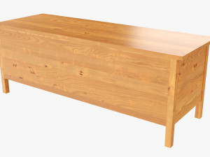 TV Stand With Shelves Model 3D