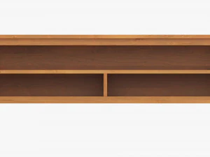 TV Stand With Shelves 3D Model