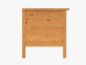 TV Stand With Shelves 3D Model