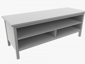 TV Stand With Shelves Model 3D
