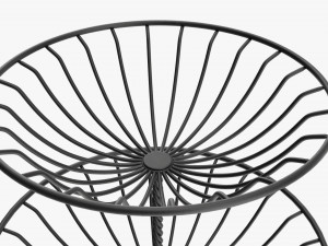 Two Tier Wire Basket 3D 모델
