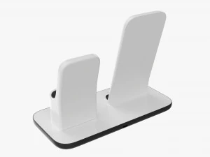 Wireless Charging Base 3-In-1 3D Model