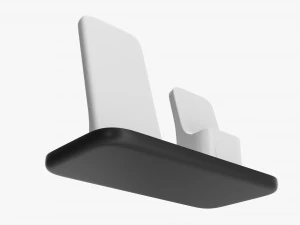 Wireless Charging Base 3-In-1 3D Model