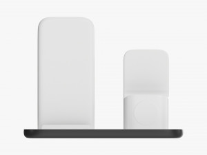 Wireless Charging Base 3-In-1 Modèle 3D