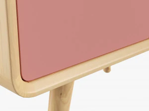 Wooden Cabinet With Drawers 02 3D Model