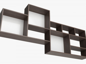 Wooden Hanging Shelf 02 Modelo 3D