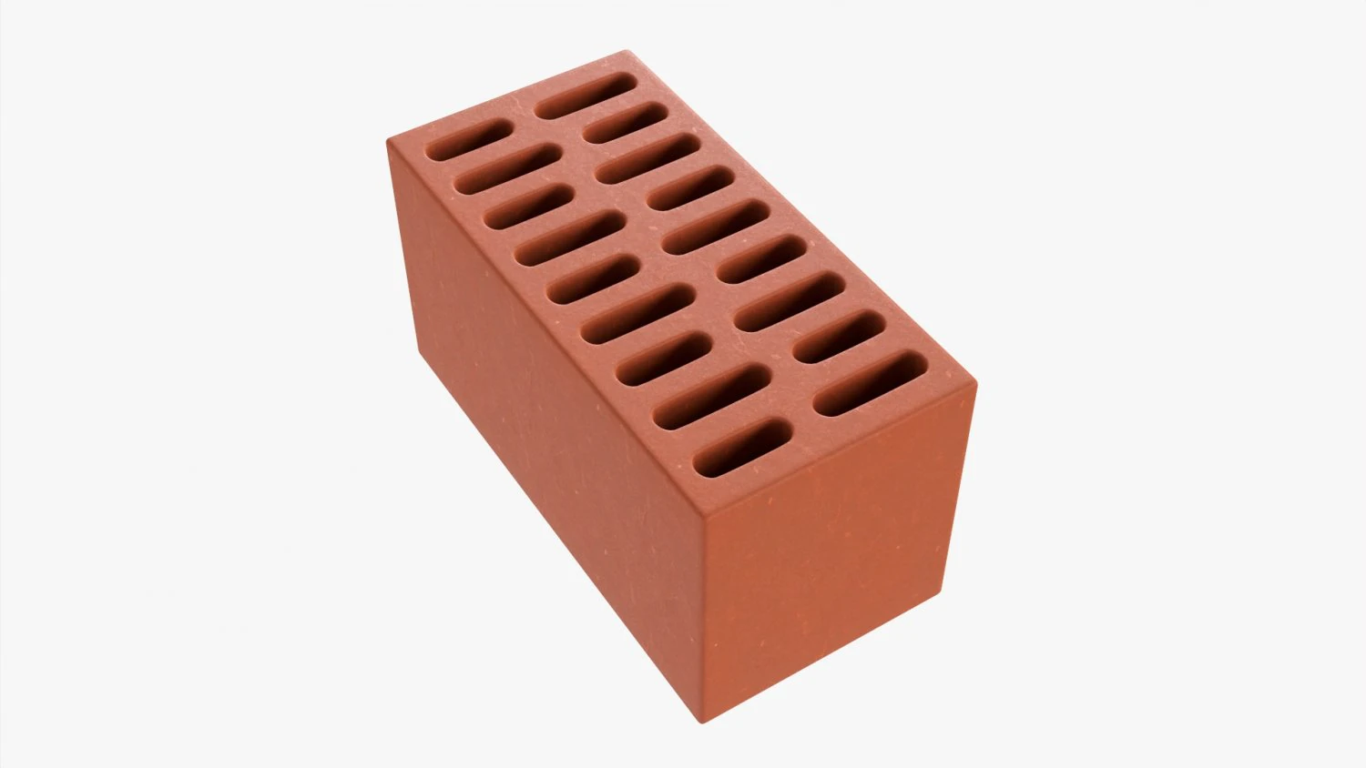 Clay bricks type 04 3D Model .c4d .max .obj .3ds .fbx .stl .blend 