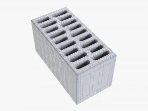 Clay bricks type 04 3D Model