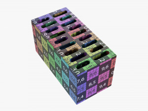 Clay bricks type 04 Model 3D