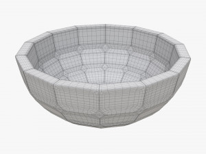 Decorative glass bowl Modelo 3D