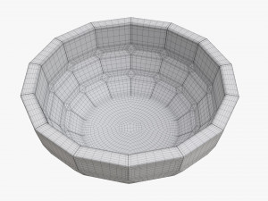 Decorative glass bowl Modelo 3D