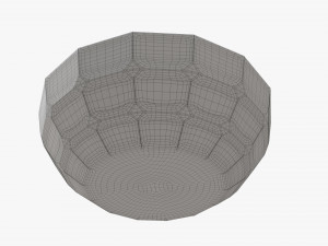 Decorative glass bowl Modelo 3D