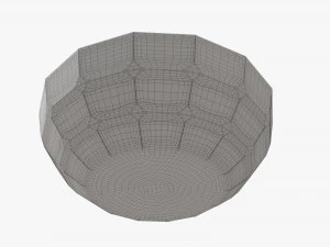 Decorative glass bowl 3D Model
