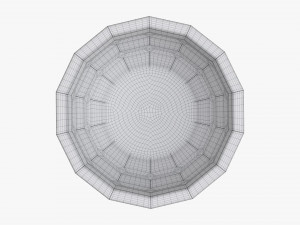 Decorative glass bowl Modelo 3D