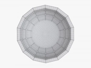 Decorative glass bowl 3D Model