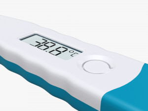 Digital thermometer 01 3D 模型