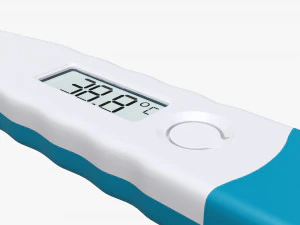 Digital thermometer 01 3D Model