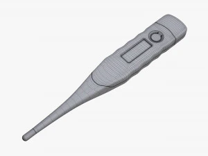 Digital thermometer 01 3D Model
