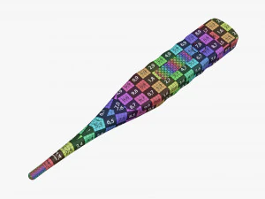 Digital thermometer 01 3D Model