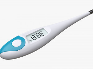 Digital thermometer 02 3D Model