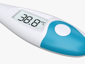 Digital thermometer 02 3D Model