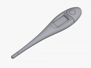 Digital thermometer 02 3D Model