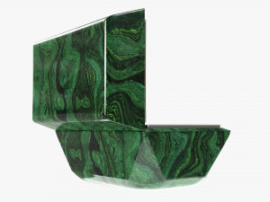 Emerald trinket jar Modelo 3D