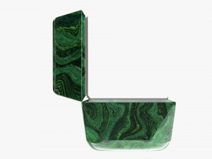 Emerald trinket jar Modelo 3D