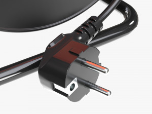 Extension cord reel with sockets 01 3D Модель