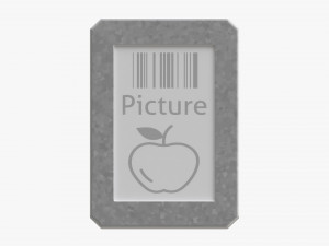 Picture frame with chamfered corners Modelo 3D