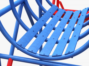 Playground barrel slide 01 Modèle 3D